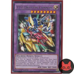 Yugioh XYZ-Dragon Cannon MILI-EN040 Rare 1st Edition NM - Image 1