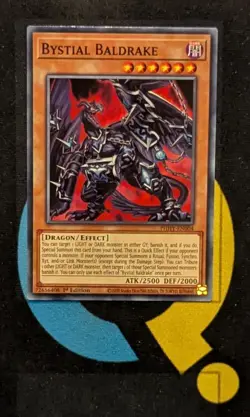PHHY-EN004 Bystial Baldrake Common 1st Edition YuGiOh Card - Image 1