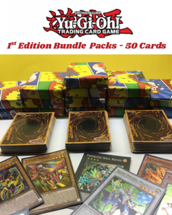 Yu-Gi-Oh! 50 Card Bulk Lot - Rare 1st Edition Cards - Guaranteed - GIFT WRAPPED - Image 1