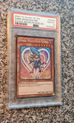 Yugioh PSA 10 Dark Magician Girl MVP1-ENS56 Secret Rare 1st Edition MINT - Image 2