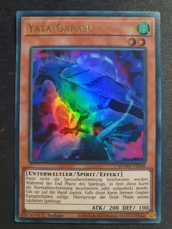 Yu-Gi-Oh! MAMA-DE046 Yata-Garasu Ultra Rare NM 1st - Image 1