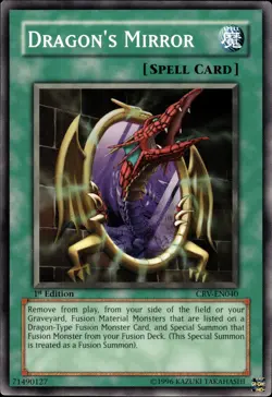 Dragon's Mirror - 1st Edition CRV-EN040 - LP - YuGiOh - Image 1
