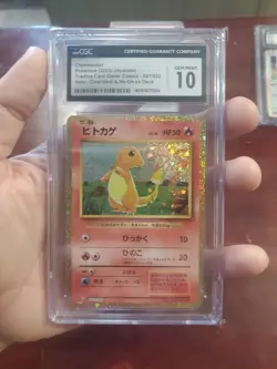 CGC 10 GEM MINT Charmander 001/032 CLASSIC Collection HOLO Japanese Pokemon Card - Image 1
