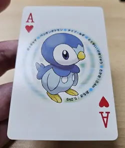 PIPLUP 2007 Japanese Pokemon Dialga Diamond & Pearl Poker Playing Card - Image 5
