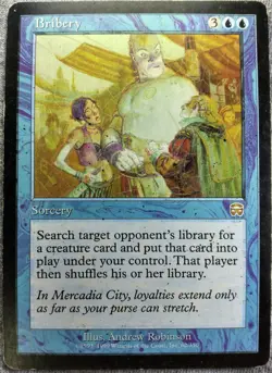 BRIBERY Magic: The Gathering MTG Meracadian Masques MP-LP PICK YOUR CARD - Image 5