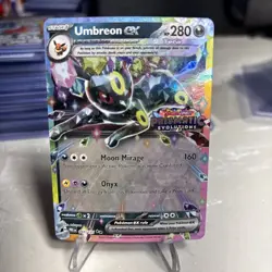 Pokemon Umbreon EX TCG Prismatic Evolution Stamped Promo Card 060/131 - Image 1