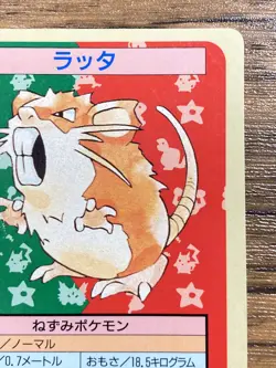 Pokemon Carddass Card Topsun No. 20 Raticate Pocket Monsters Blue Back - Image 4