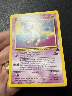 Mew 8 1999 Black Star Promo Pokemon Card TCG LP - Image 1