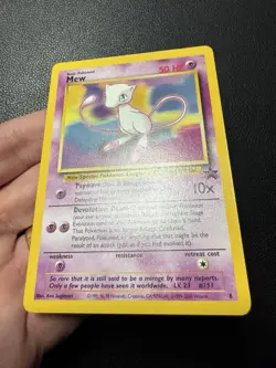 Mew 8 1999 Black Star Promo Pokemon Card TCG LP - Image 2