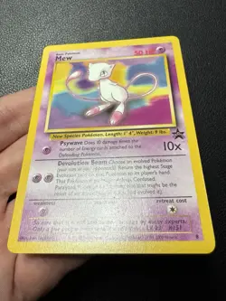 Mew 8 1999 Black Star Promo Pokemon Card TCG LP - Image 3