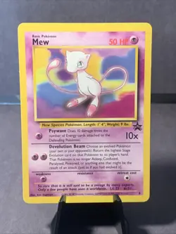 Pokemon TCG Mew Black Star Promo Cards #8 Non Holo VTG WOTC 2000 LP - Image 1