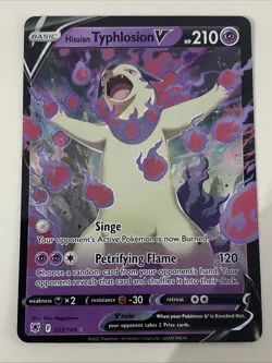 Pokemon - Hisuian Typhlosion V 053/189 Full Art Astral Radiance NM - Free Card - Image 1