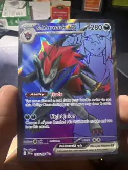 Pokemon TCG N's Zoroark EX Holo Ultra Rare Card 175/159 Sv09: Journey Together - Image 1