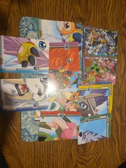 JAPANESE Japan DIGIMON ADVENTURE Series 2 Trading Card Lot Holo - Image 1
