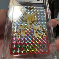 Alakazam 065 Carddass Vending Prism 1996 Japanese Graded Card CGC 8.5 - Image 2