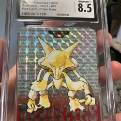 Alakazam 065 Carddass Vending Prism 1996 Japanese Graded Card CGC 8.5 - Image 3