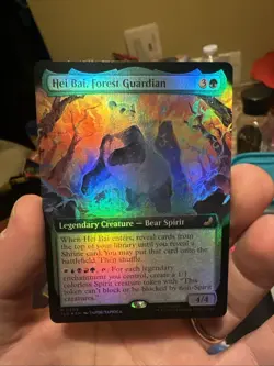 ~ Hei Bai, Forest Guardian (Extended Art) ~ NM Foil ~ MTG: Avatar ~ MTG ~ - Image 2