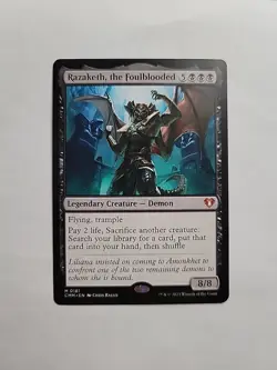 MTG - Razaketh, the Foulblooded - CMM Regular Mythic #0181 - Image 1