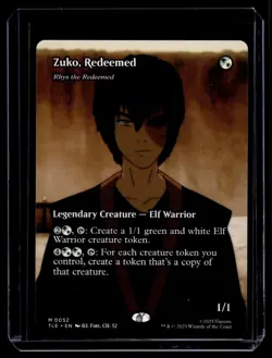 Magic The Gathering MTG Avatar Zuko Redeemed Borderless Eternal Mythic - Image 1