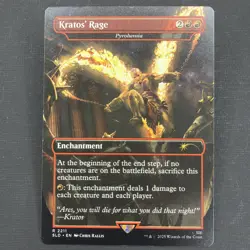 Kratos' Rage Pyrohemia MTG Secret Lair - NM - Non Foil - Image 1