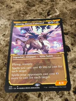 HINATA, DAWN-CROWNED Magic MTG Kamigawa: Neon Dynasty Showcase - Image 1