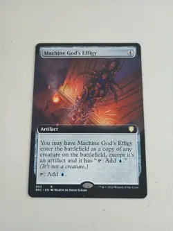 MTG Borderless Commander: The Brothers' War BRC Machine God's Effigy Magic NM - Image 1