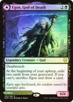 Egon, God of Death Kaldheim FOIL MTG Magic The Gathering - Image 1