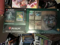 MTG LOTR: Tales of Middle Earth ELVEN COUNCIL Deluxe Commander Kit Sealed - Image 1