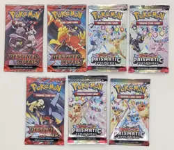Lot of (36) Pokemon Booster Packs w/ Prismatic Evoltions Destined Rivals Sealed - Image 2