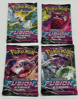 Lot of (36) Pokemon TCG Fusion Strike Booster Packs SEALED With Display - Image 2