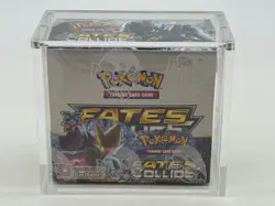 Pokemon TCG XY Fates Collide Booster Box SEALED w/Acrylic Case - Image 1
