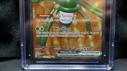 2023 Pokemon Scarlet & Violet Base Set Spidops EX Ultra Rare 223 /198 CGC 9.5 - Image 3