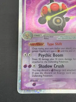2007 Pokemon EX Power Keepers Claydol Holo #93/108 - Image 4