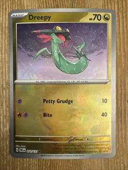 Dreepy 071/131 Pokeball Reverse Holo Prismatic Evolutions Pokemon NM - Image 1