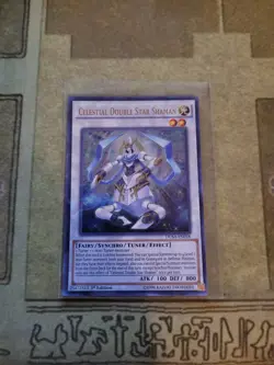 YUGIOH CELESTIAL DOUBLE STAR SHAMAN DUSA-EN018 ULTRA 1ST ED VLP - Image 1