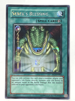 YuGiOh Sebek's Blessing PCJ-EN002 Prismatic Secret Rare Foil NM - Image 3