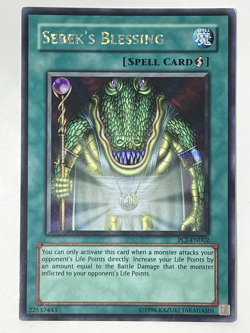 YuGiOh Sebek's Blessing PCJ-EN002 Prismatic Secret Rare Foil NM - Image 4