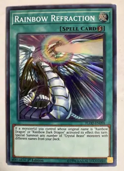 Rainbow Refraction - FLOD-EN098 - Super Rare - 1st Edition - LP Yugioh - Image 1