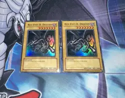 Red-Eyes B. Dragon Ultra Rare Unlimited HP + DMG Copy SDJ-001 Yugioh! - Image 1