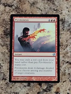 Pyrokinesis Heroes vs. Monsters NM Red Uncommon MAGIC MTG CARD - Image 1