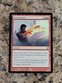 Pyrokinesis Heroes vs. Monsters NM Red Uncommon MAGIC MTG CARD - Image 2