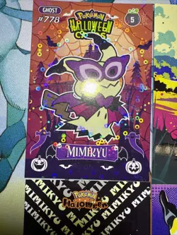 4 Cracked Ice Holo Mimikyu Multiple Different Database Sets NON-TCG Cards - Image 3