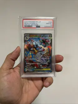 Pokemon Card Mega Lucario EX SAR 088/063 M1L Mega Brave 2025 PSA 10 Japanese - Image 1