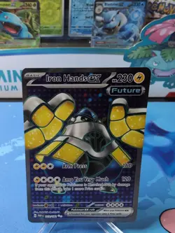 Iron Hands ex - 223/182 - Pokemon Paradox Rift Full Art Ultra Rare Card NM - Image 1