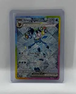Pokemon TCG Glaceon EX Prismatic Evolutions Holo Card 150/131 SIR NM+ CONTENDER! - Image 1