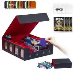 MTG Commander Deck Box 3200+Trading Card Storage Box TCG Deck Case with Display - Image 1