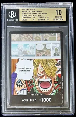 BGS 10 One Piece OP06 Don Card Alt Art - English - Wings of the Captain - Graded - Image 1