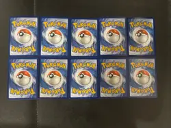 Snorlax Pokemon Card TCG Lot 10x Cards Reverse Holos - Image 2