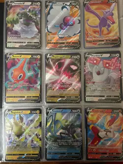 LOT 162 Pokemon Cards Holo Full Art Duskull Snover Arceus V Meowscarada Ex Vmax - Image 2
