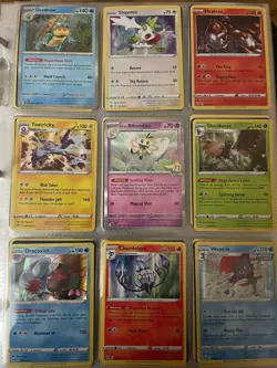 LOT 162 Pokemon Cards Holo Full Art Duskull Snover Arceus V Meowscarada Ex Vmax - Image 3